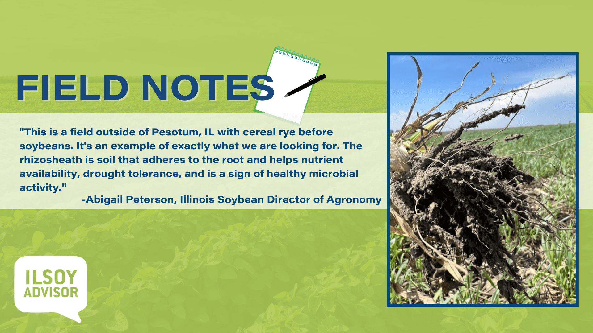 Agronomy Field Notes - Field Advisor