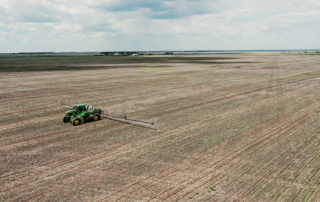 sprayer in a field